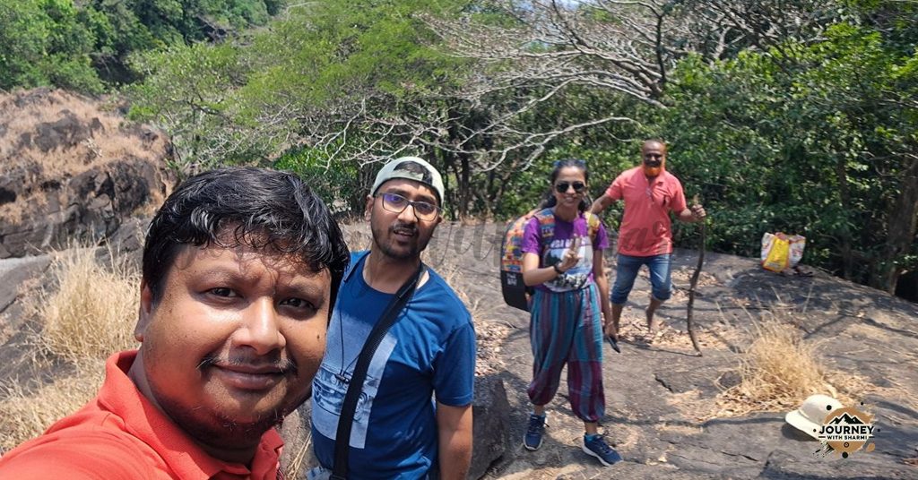 Our Trekking Group - My Husband, Our Friend, Driver cum Guide Nazeer and I